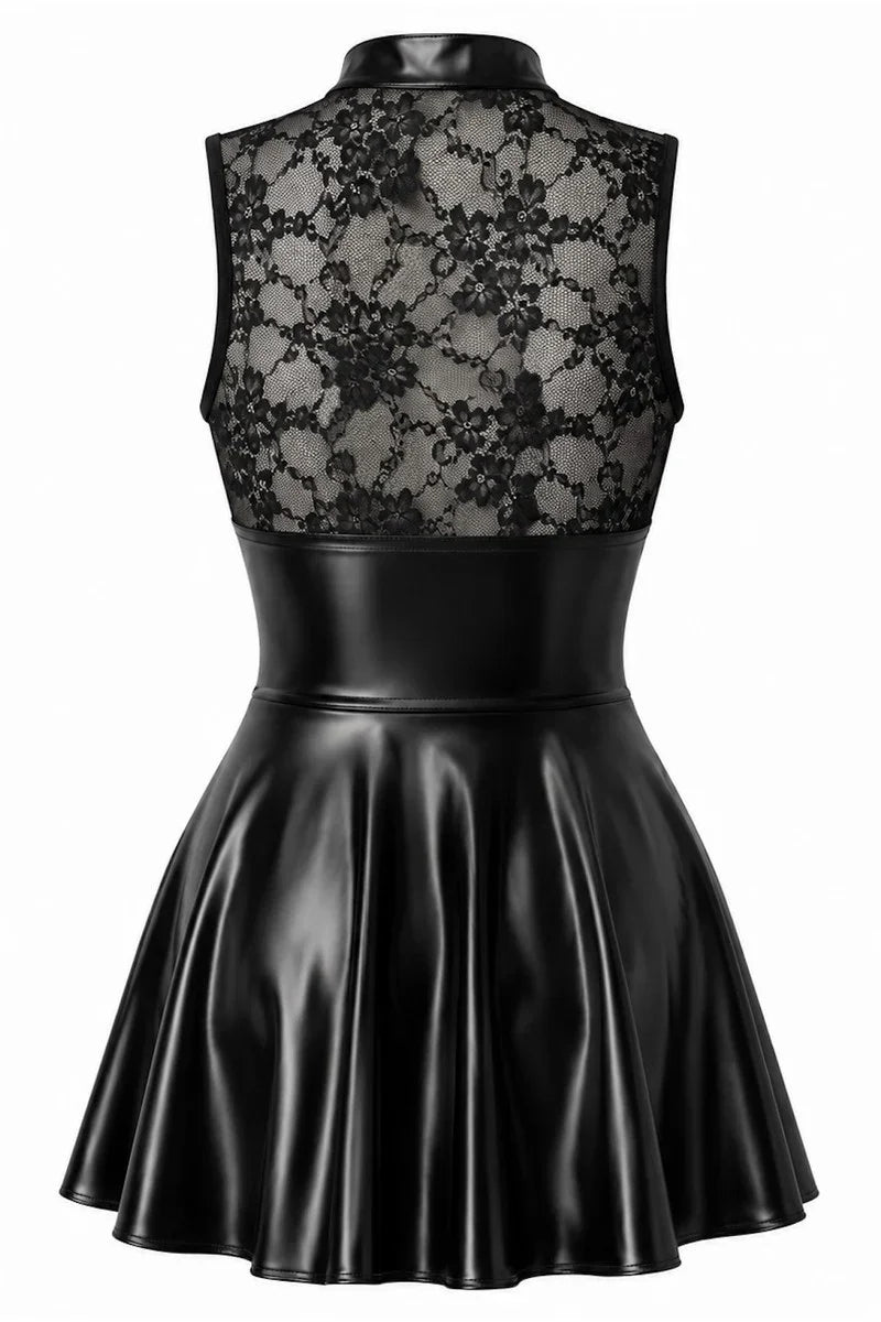Mini-robe wetlook F404