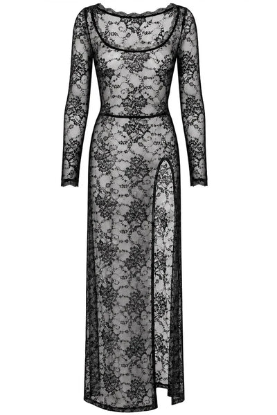 Robe longue dentelle F405