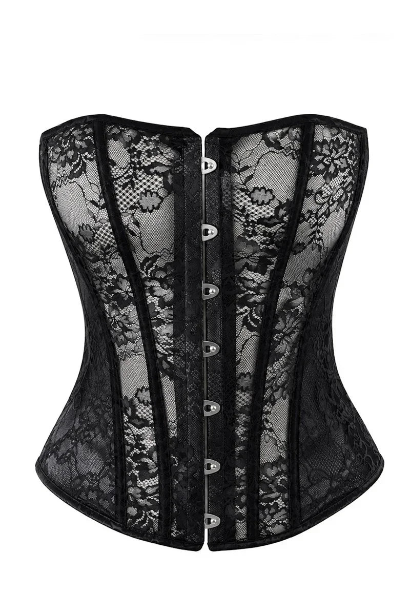 Corset bi-matière F406