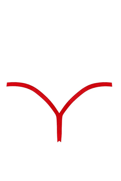 String résille rouge F420