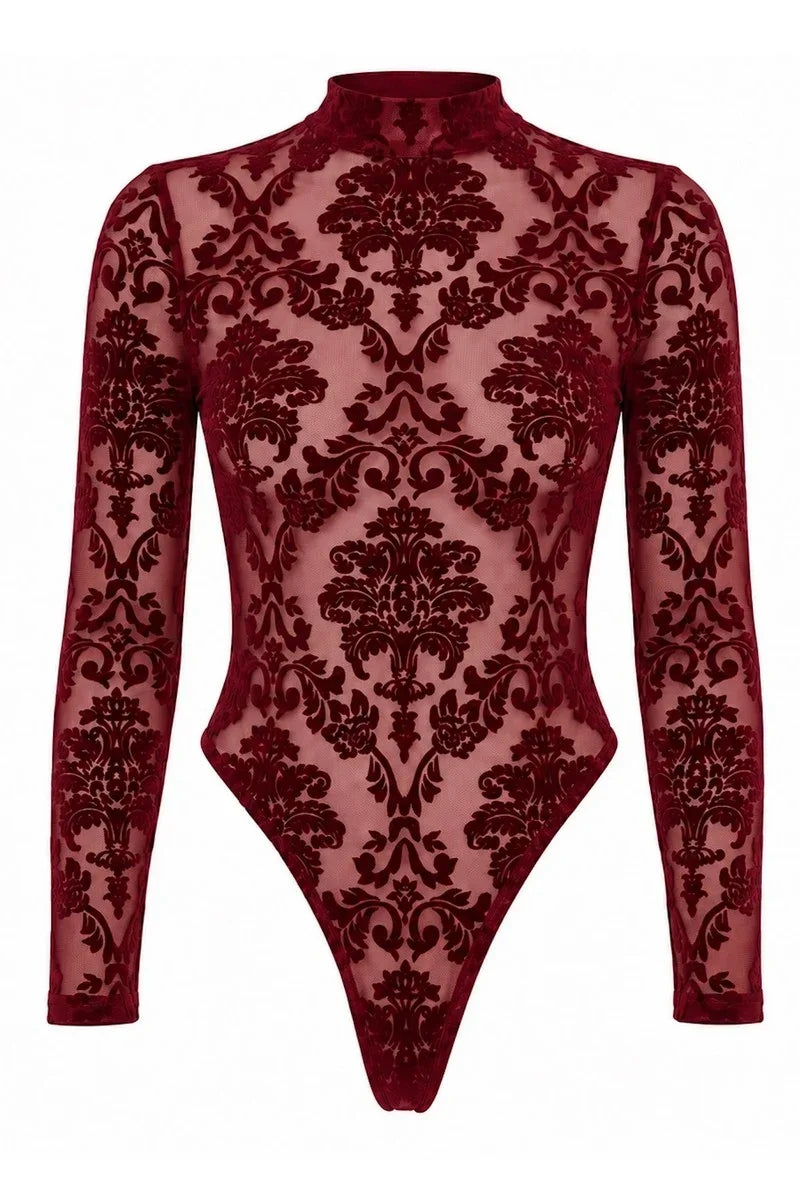 Body bordeaux dos-nu F422