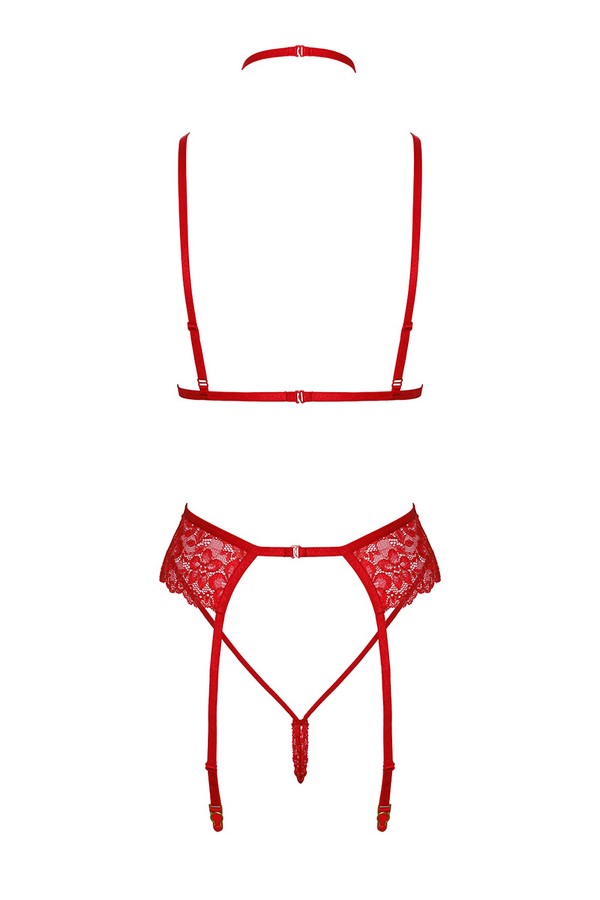 Ensemble Red Lace Kiss 243