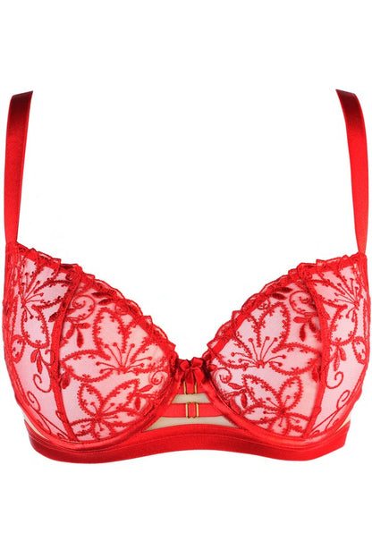 Soutien-gorge rouge V-10541-Axami