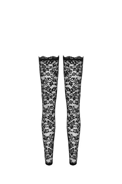 Bas autofixants Geisha par Noir Handmade