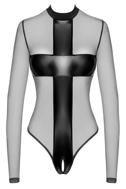 Body bi-matière Ligne Privée par Noir Handmade