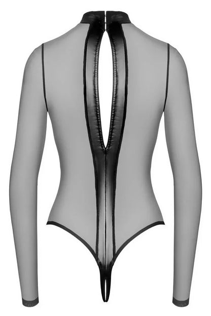 Body bi-matière Ligne Privée par Noir Handmade
