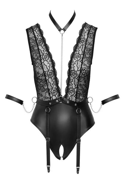 Body ouvert bi-matière & attaches par Cottelli lingerie