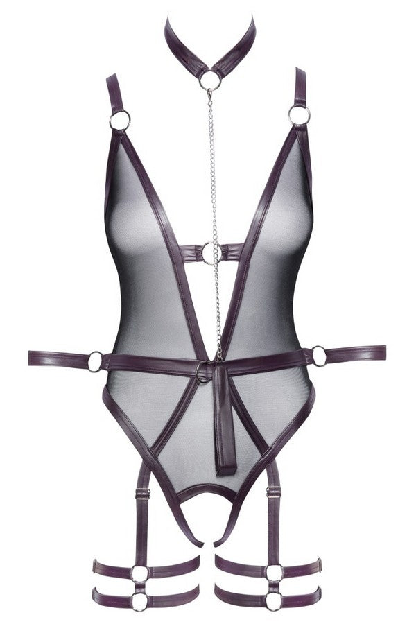 Body ouvert collier & attaches par Cottelli lingerie