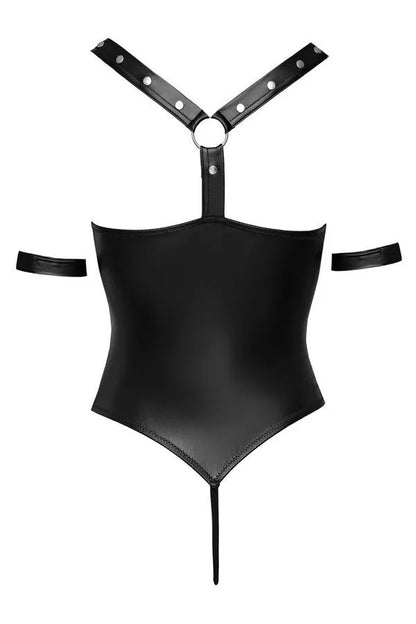 Body wetlook ouvert & attaches par Cottelli lingerie