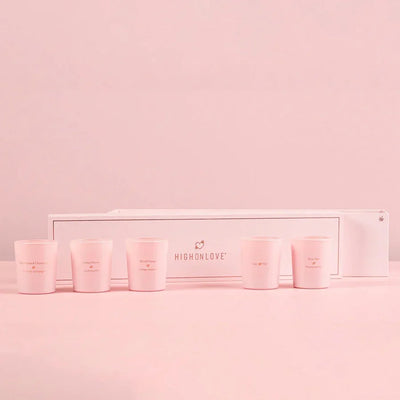 Coffret LES MINIS bougies de massage par HIGH ON LOVE