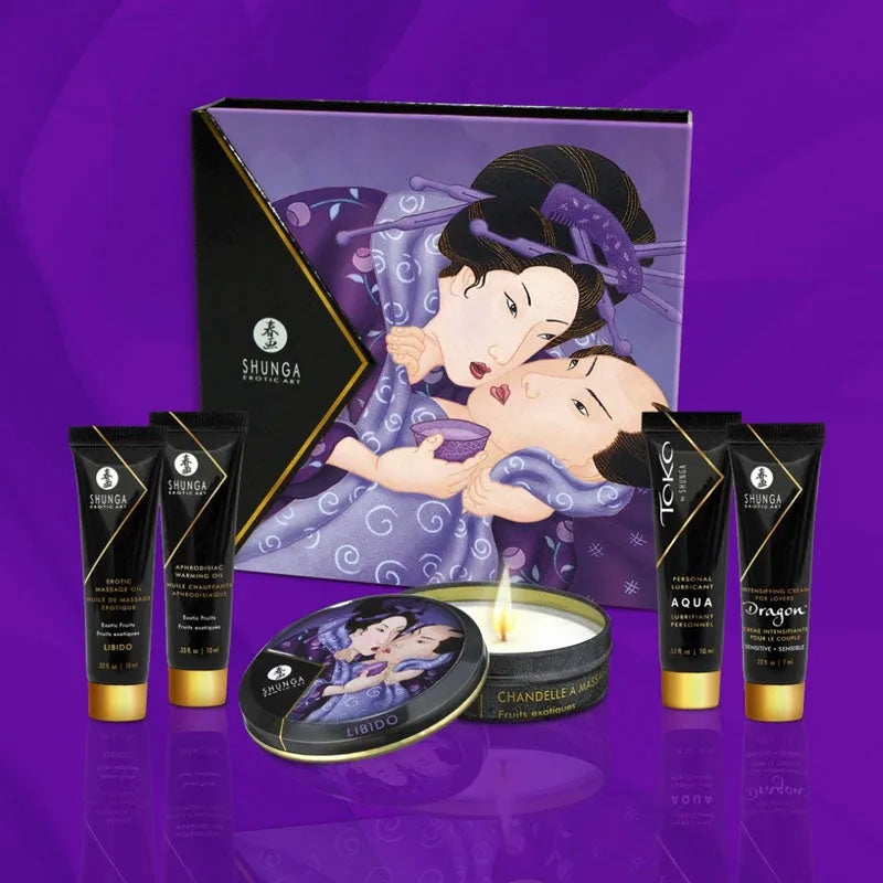 Coffret Secrets de Geisha Fruits exotiques par Shunga