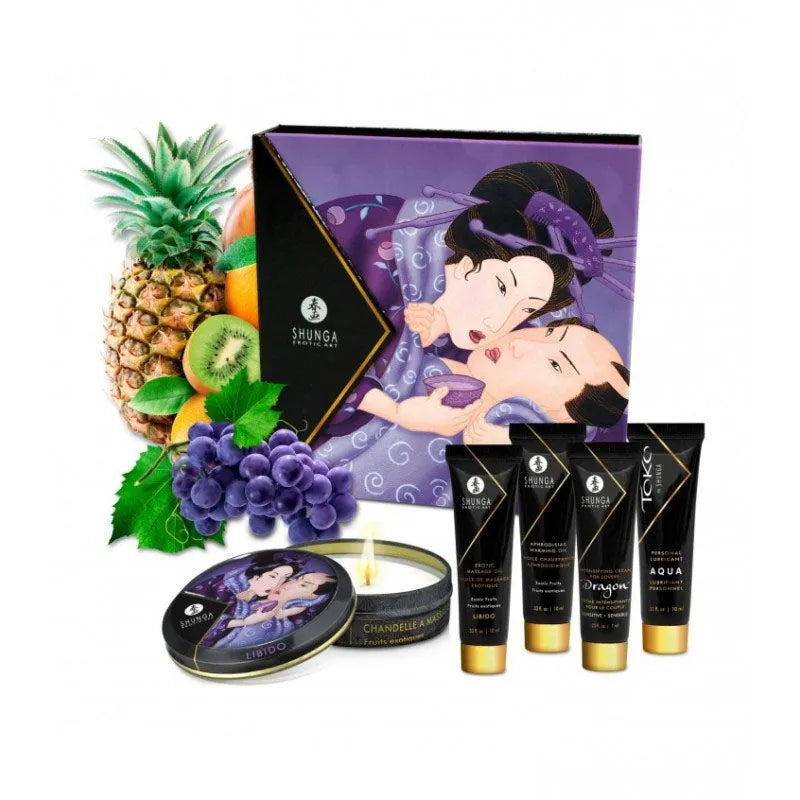 Coffret Secrets de Geisha Fruits exotiques par Shunga