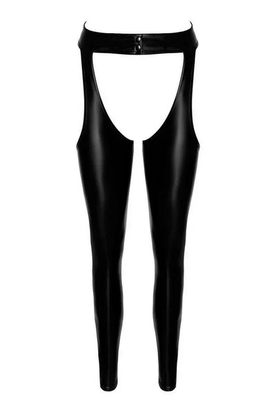 Collants wetlook Chaps Rebel F323 par Noir Handmade