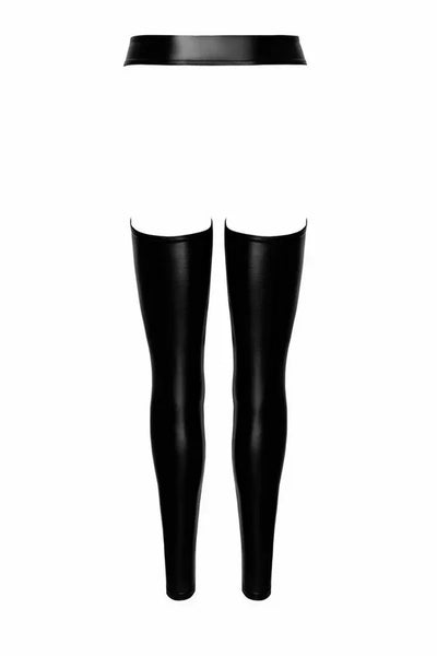 Collants wetlook Chaps Rebel F323 par Noir Handmade
