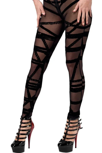 Combinaison résille Bondesque F357 par Noir Handmade