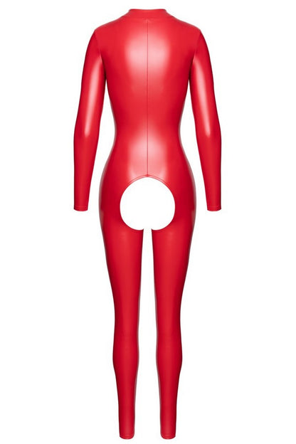Combinaison wetlook rouge Ligne Privée