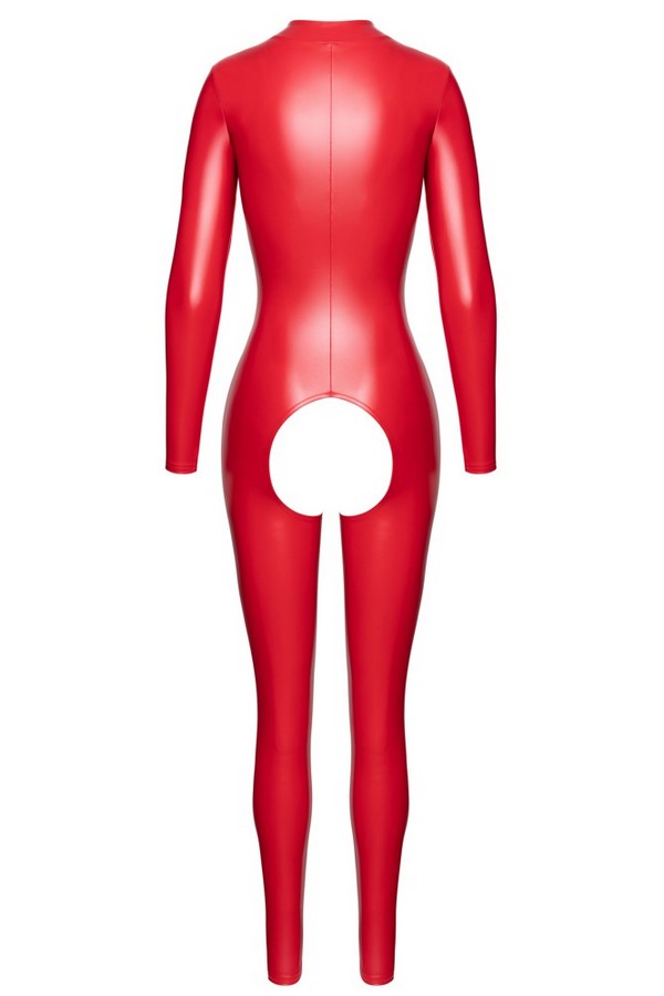 Combinaison wetlook rouge Ligne Privée