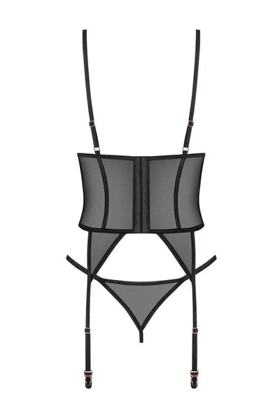 Corset ouvert & string Euridia par Obsessive