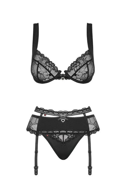 Ensemble Heartina noir par Obsessive