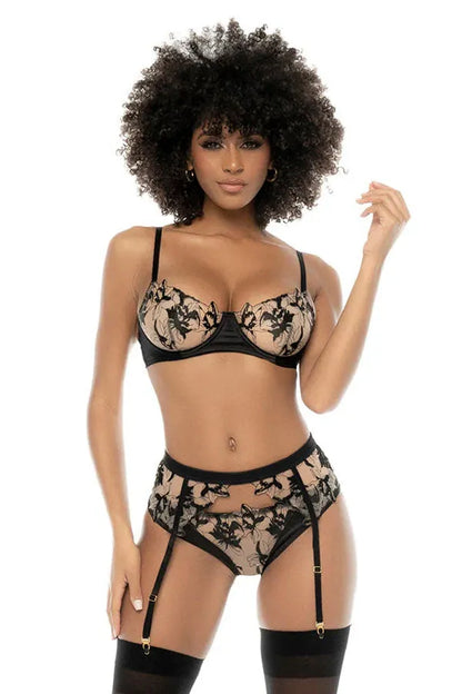 Ensemble jarretelles Kyra par Mapalé lingerie