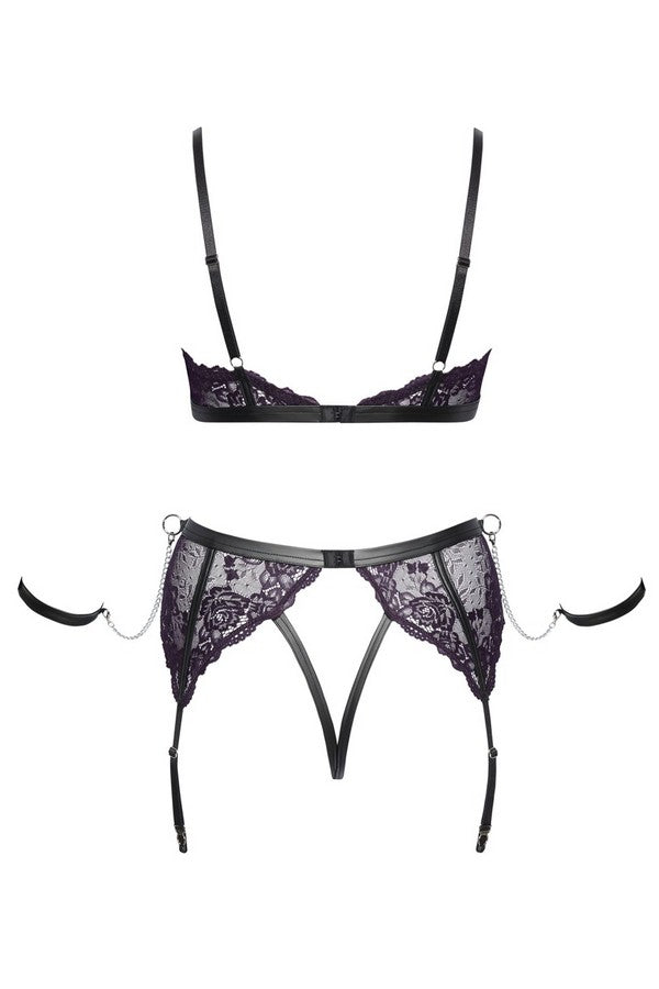 Ensemble ouvert dentelle & attaches par Cottelli lingerie