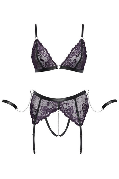 Ensemble ouvert dentelle & attaches par Cottelli lingerie