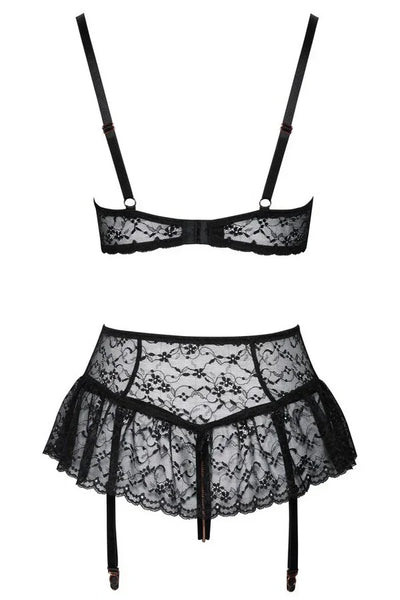 Ensemble jupe & jarretelles par Abierta Fina