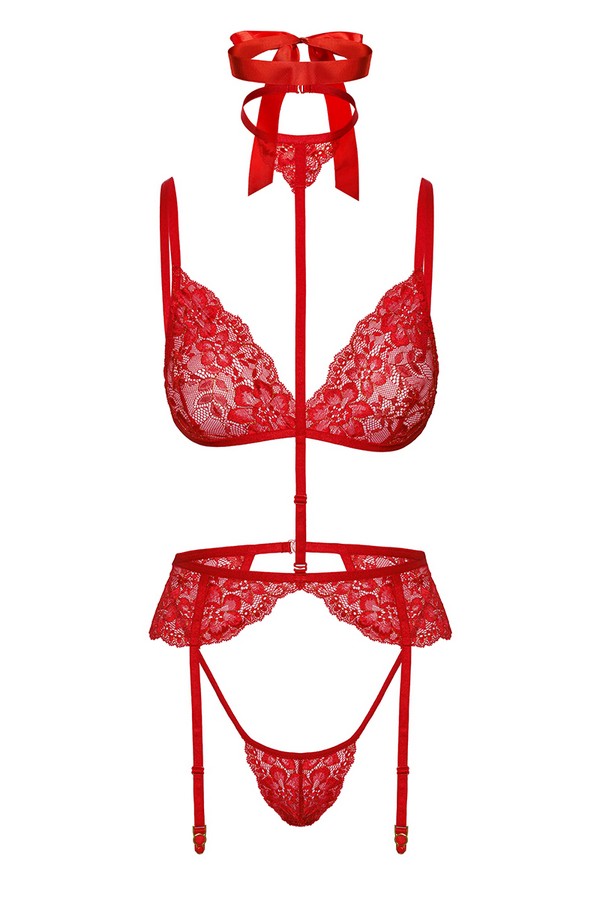 Ensemble Red Lace Kiss 243 par Kissable