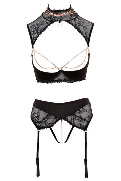Ensemble redresse-seins chainettes par Abierta Fina