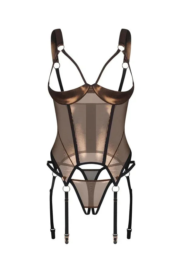 Guêpière ouverte Soranna par Obsessive