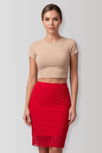 Jupe rouge Marina