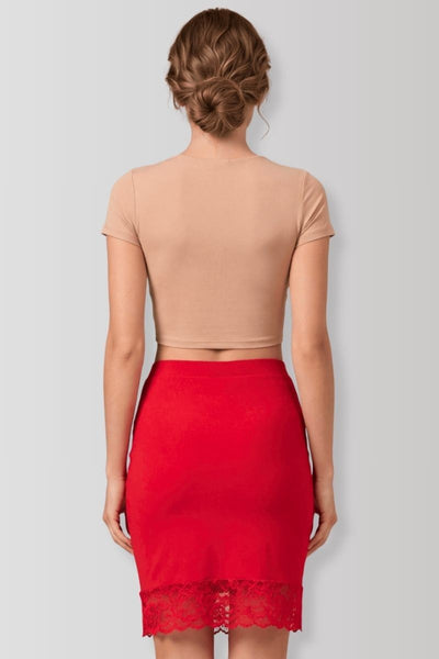 Jupe rouge Marina