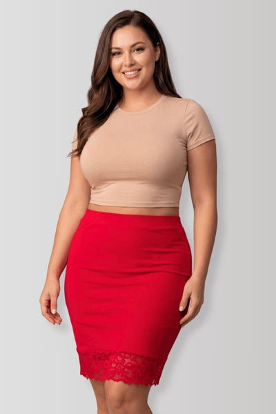 Jupe rouge Marina