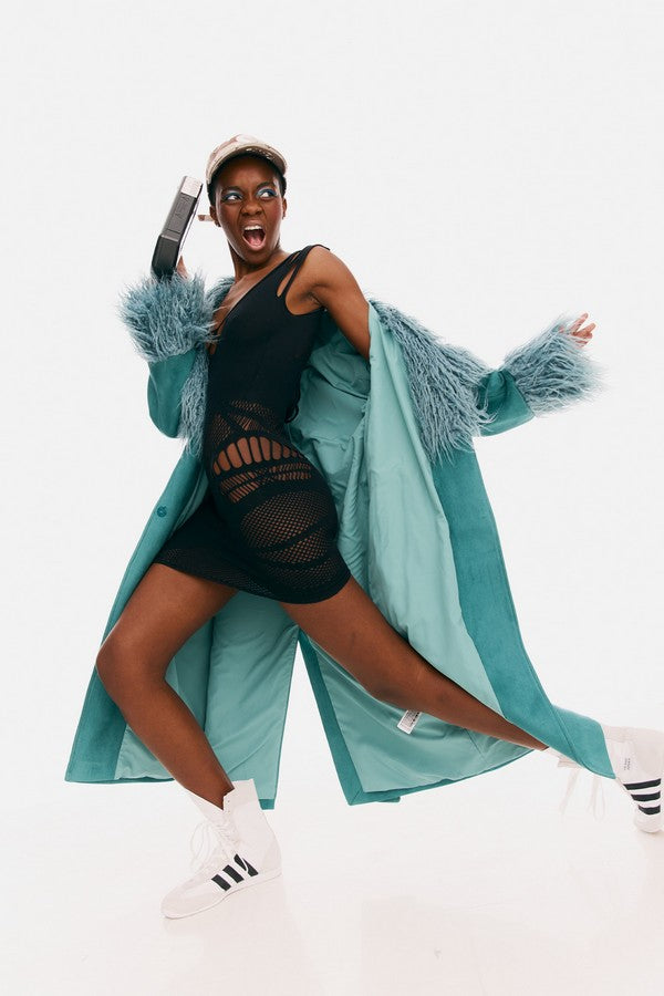 Robe résille Love Rave