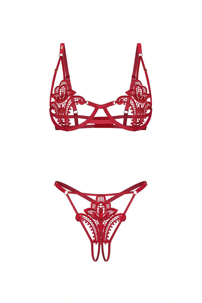 Ensemble Luise Sublim rouge