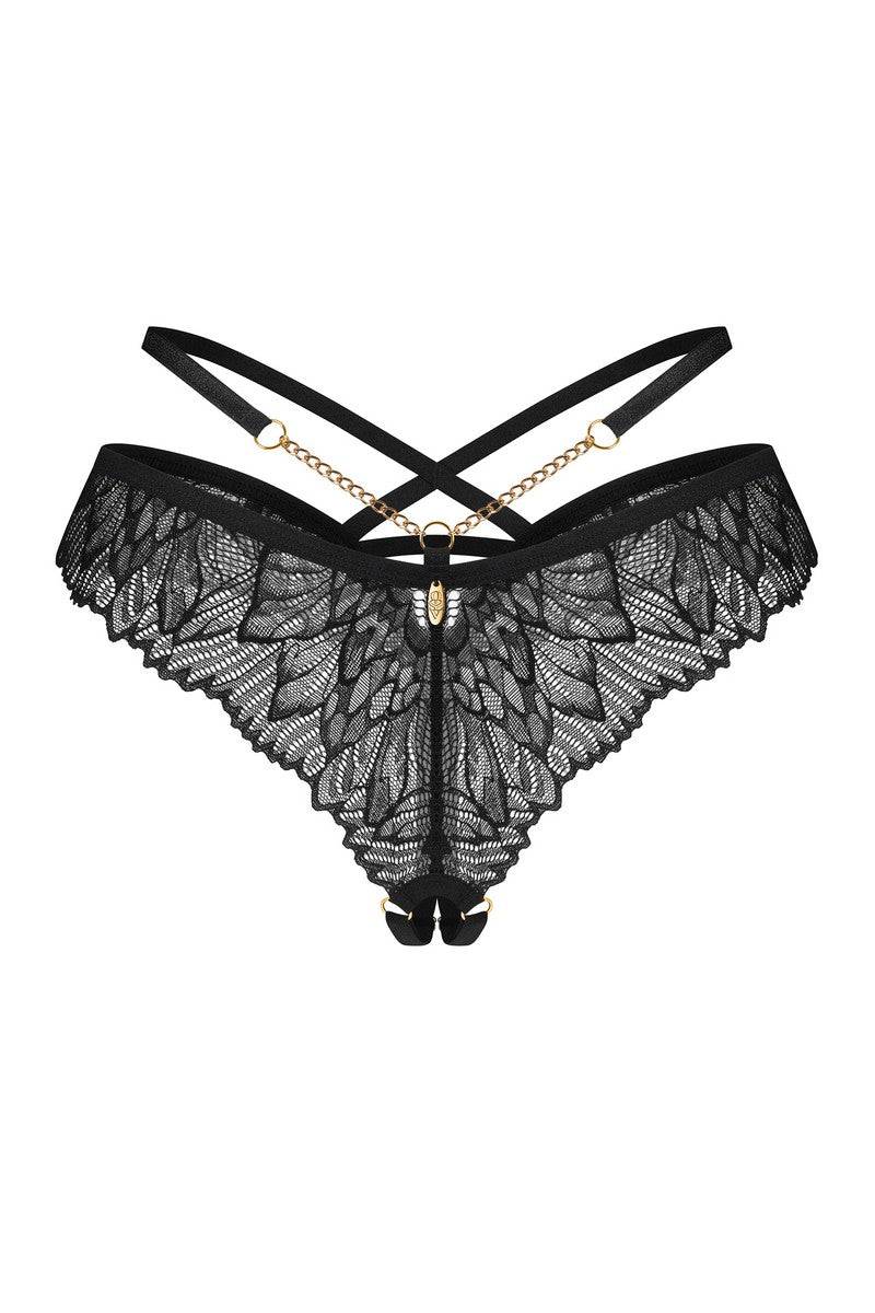 String fendu Matildea noir