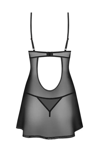 Nuisette noire Euridia par Obsessive