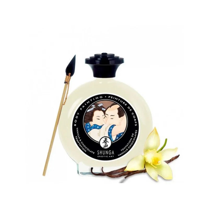 Peinture de corps comestible aphrodisiaque par Shunga