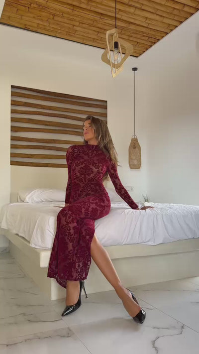 Robe longue Kink Royal F383