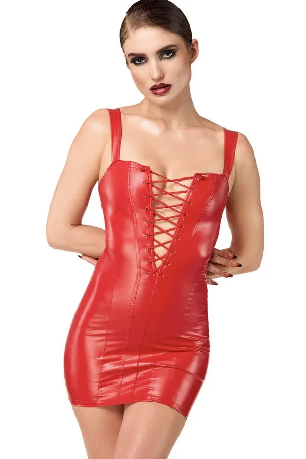 Robe courte Bombshell F364 par Noir Handmade