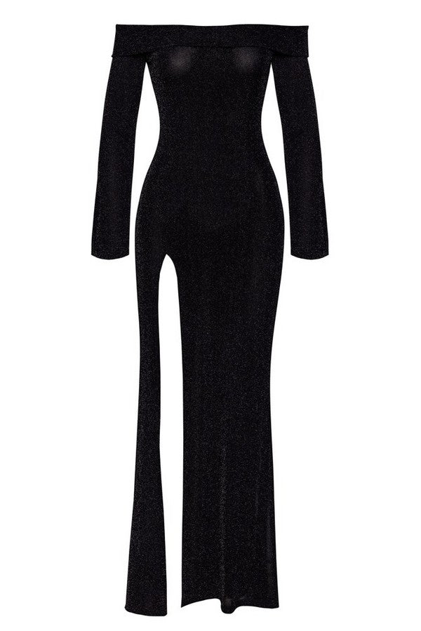 Robe longue noire Ligne Privée