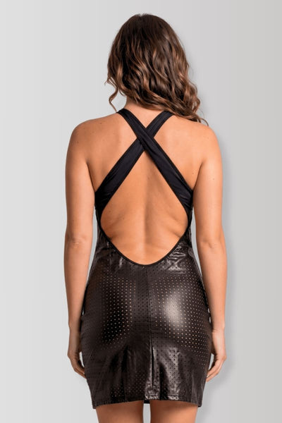 Robe wetlook Margot