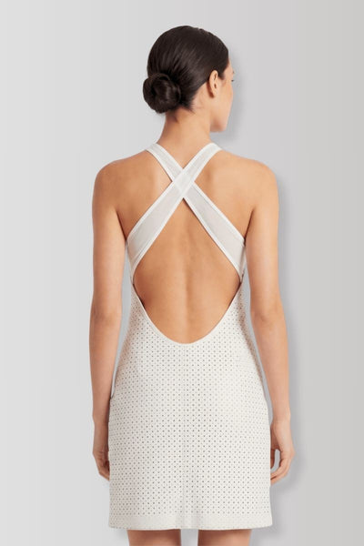Robe wetlook blanc Margot