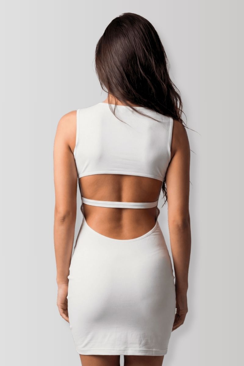 Robe blanche Olivia