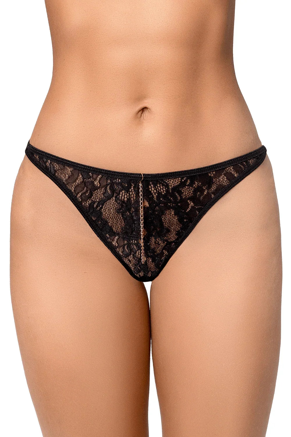 String dentelle avec chaînes par Mapalé lingerie