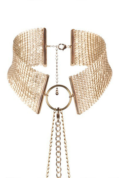 Collier Désir Métallique doré - LUXURY ALLEY dessous