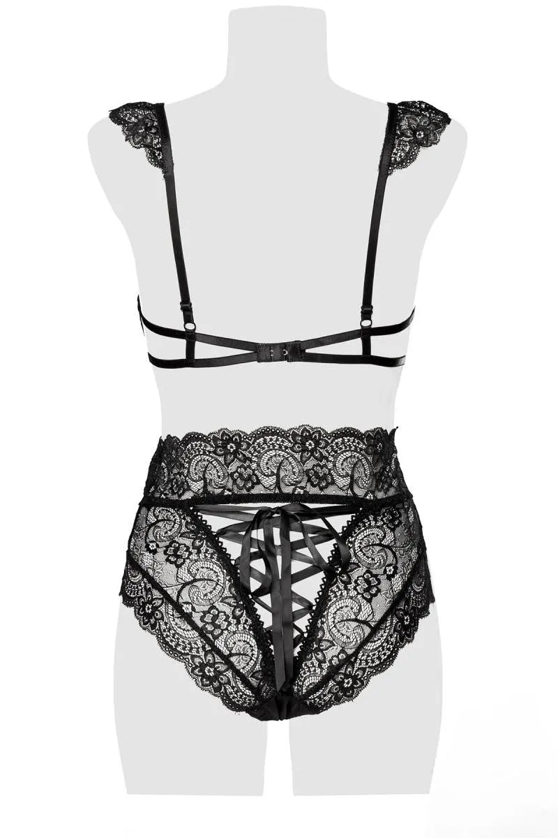 Ensemble taille haute Demonia - LUXURY ALLEY dessous