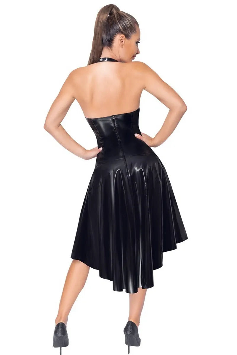 Robe vinyle longue - LUXURY ALLEY dessous