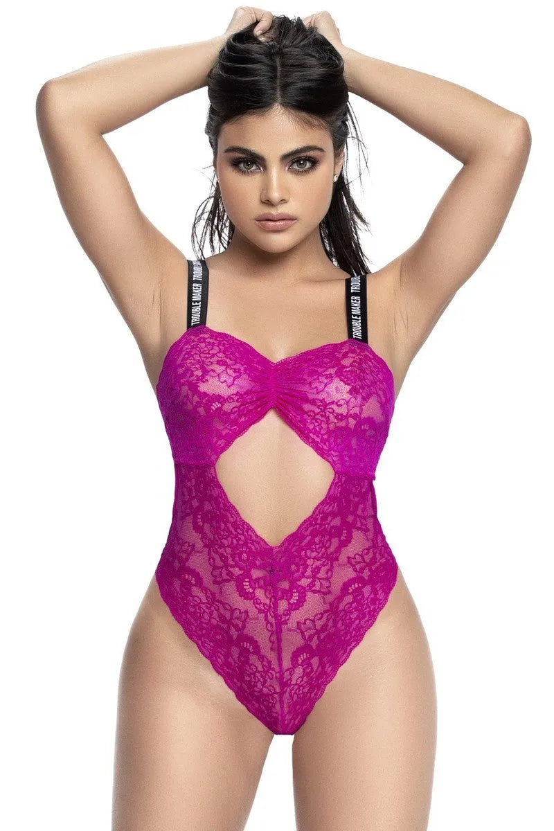 Body Trouble Maker violet - LUXURY ALLEY dessous