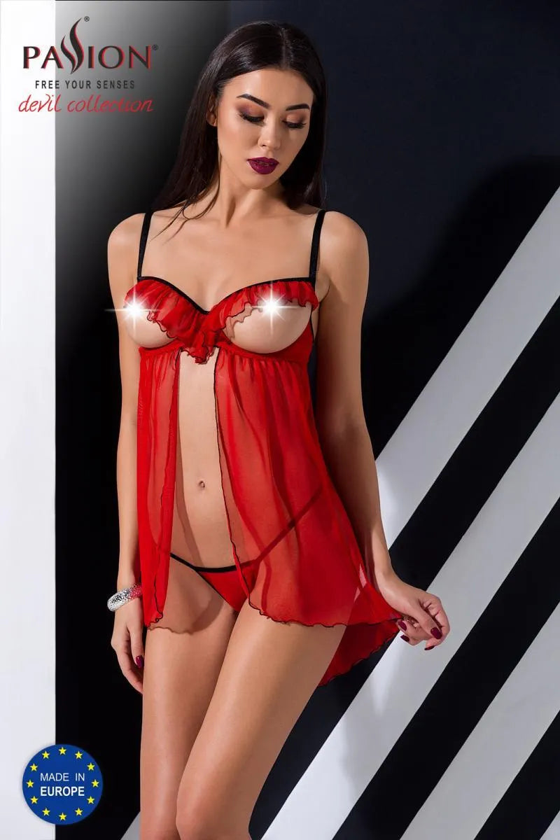 Babydoll Cherry par Passion Lingerie